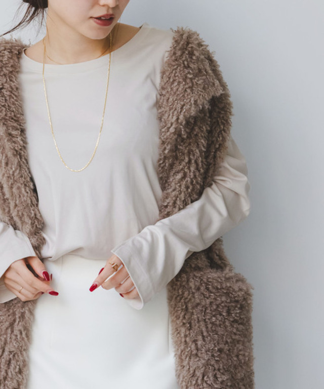 スーピマコットンローズペトールロンTee