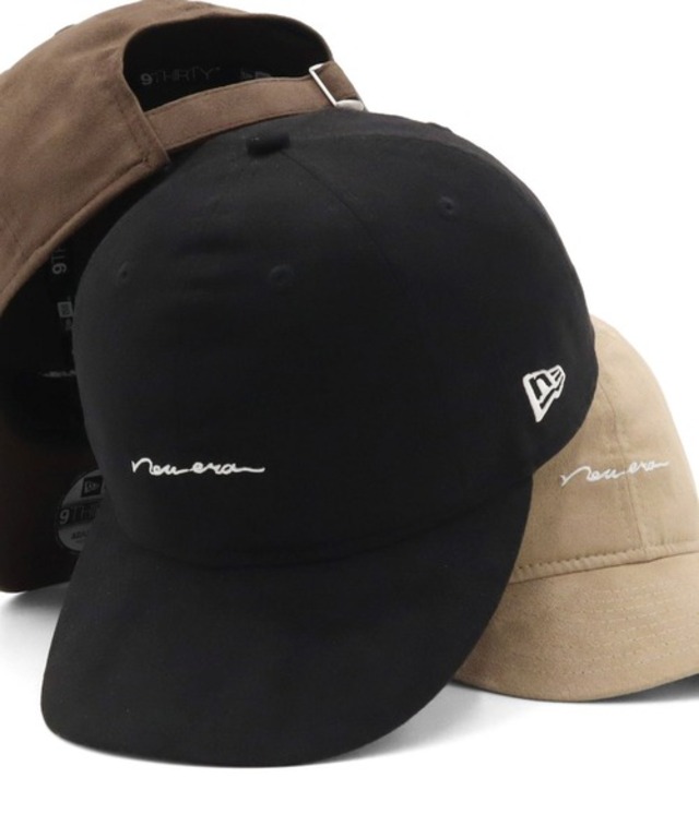 ニューエラ キャップ シンセティックスウェード手書きロゴ ONSPOTZ別注
