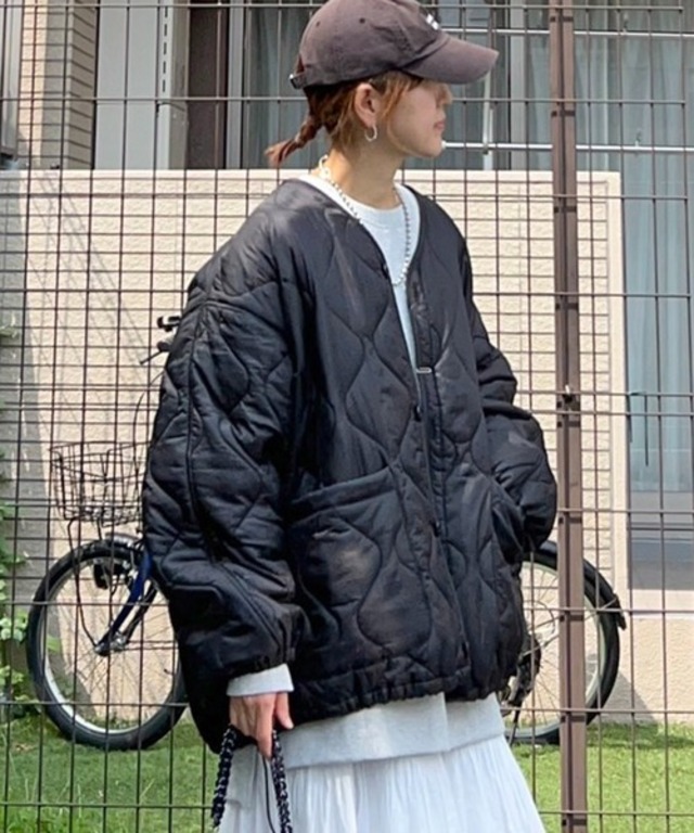 【notch. by KR】オーバーサイズキルティングコート