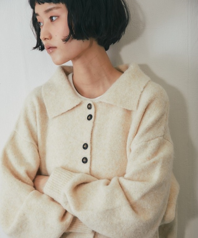 コクーンニットジャケット