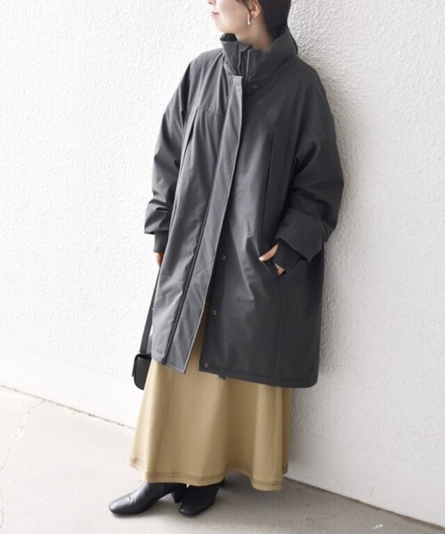 SHIPS any:〈多機能〉中綿 2WAY スタンドカラー モンスター コート