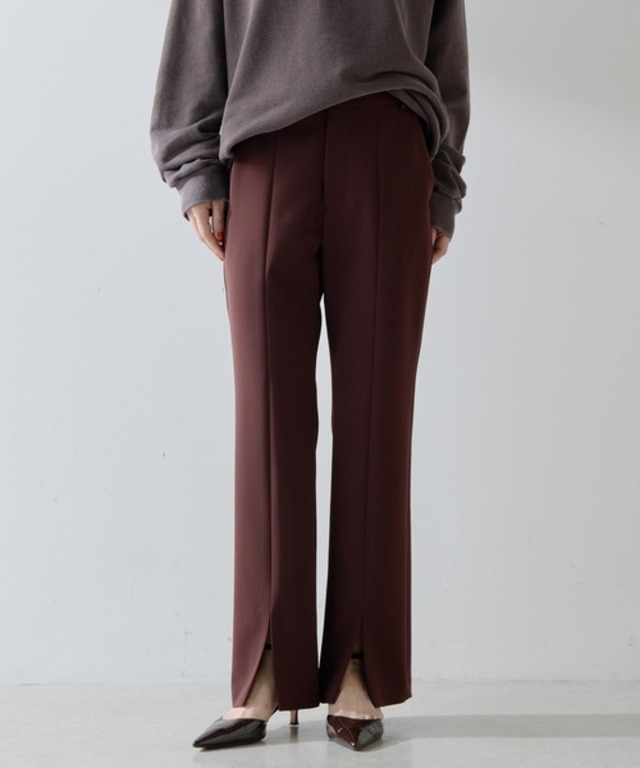 フロントスリットパンツ