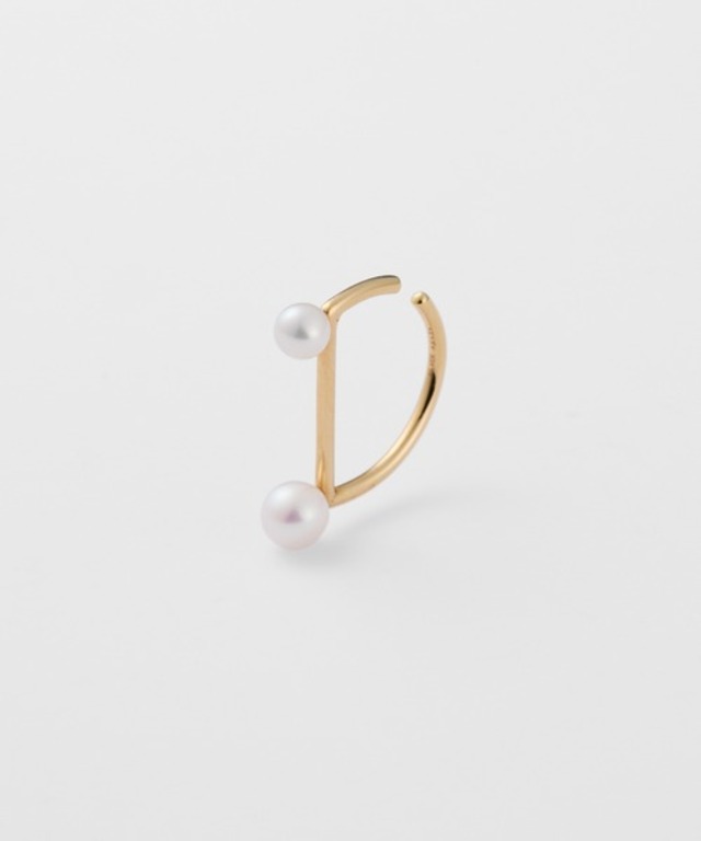 ゴールドパールイヤーカフ（片耳用）