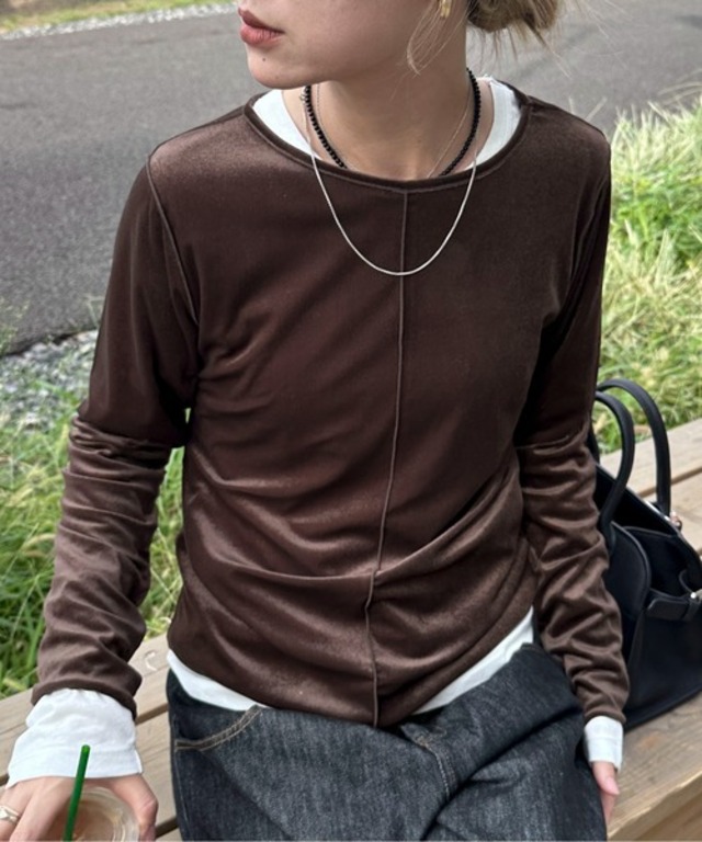 シアーベロアロンTee