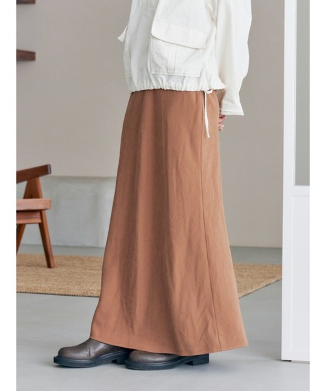 ピーチ起毛フィットスカート