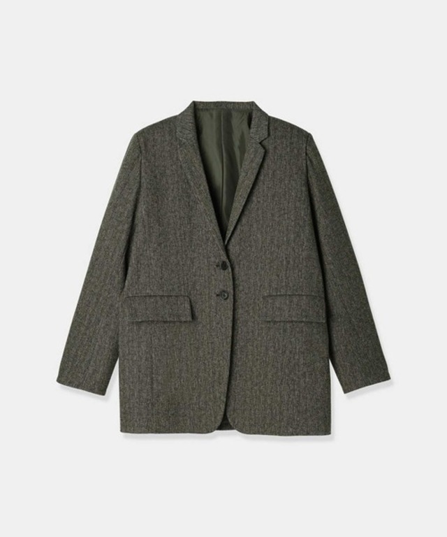 【louren/ローレン】herringbone jacket/ヘリンボーンジャケット/テーラードジャケット