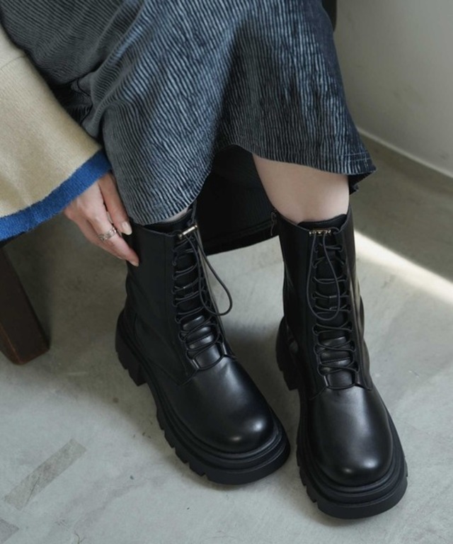 ドロストデザイン レースアップブーツ