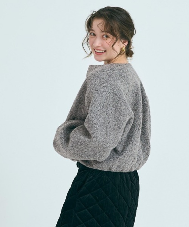 カーリーボアブルゾン