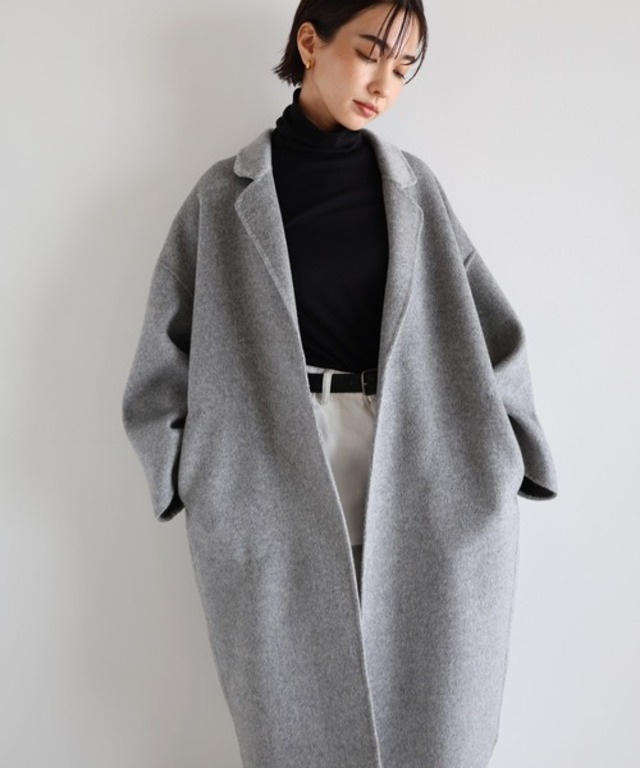 【新色追加】リバーロングコクーンコート