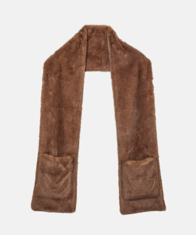 フェイクミンクスカーフ / Faux Mink Scarf