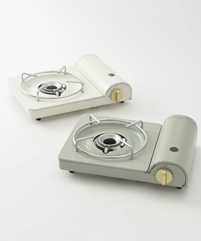 カセットコンロスリム グリーン