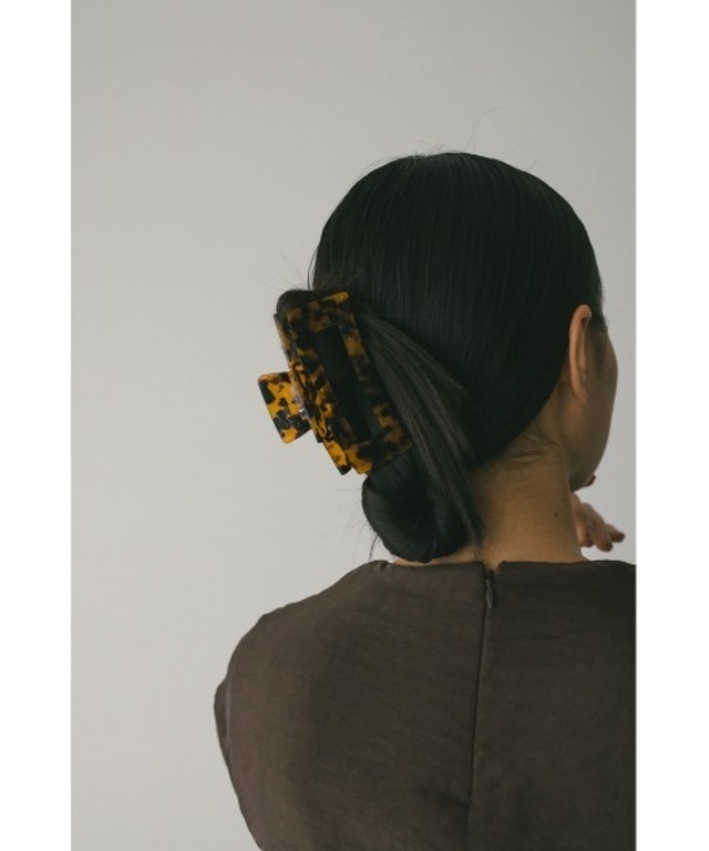 マーブルスクエアヘアクリップ