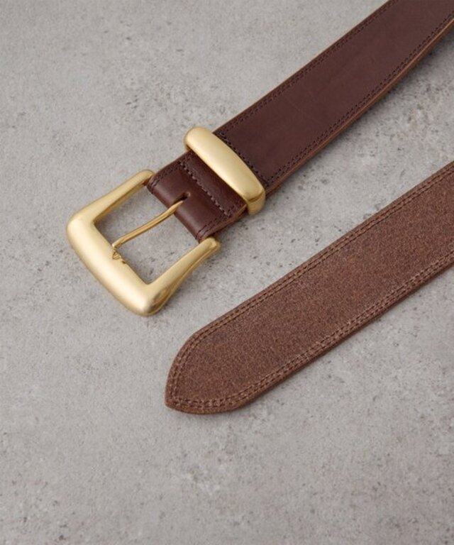 【Hoaw.】Wステッチワイドベルト