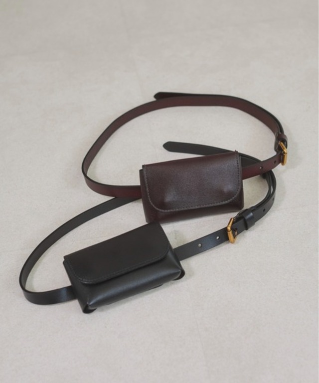 ANGIE 3WAY ポーチ付き レザーベルト