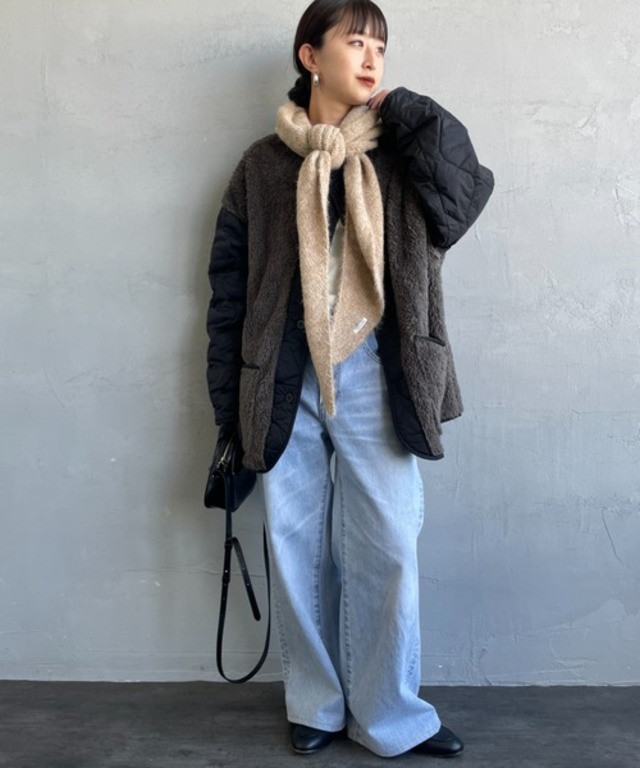 nenom [nenom/ネノム] マルチWAY トライアングルニットストール