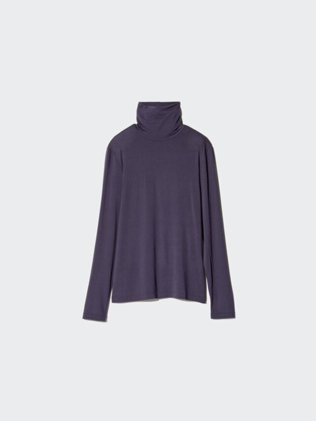 ヒートテックウルトラライトタートルネックT