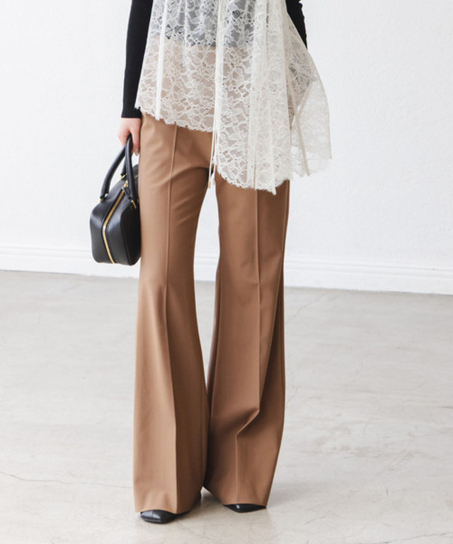 ハイストレッチナローフレアパンツ