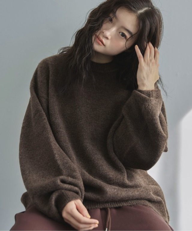 【ハンドウォッシャブル】ユースフルオーバーニット