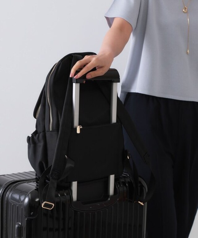 【撥水加工/多ポケット/A4サイズ対応】マルチファンクションツイルリュックサック