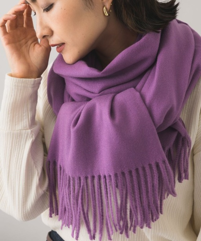 【KATHARINE ROSS】【WEB限定】なめらかカシミヤタッチ大判ストール