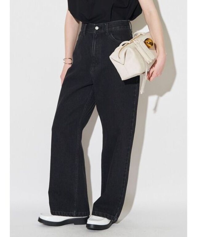 ワイドラフデニムパンツ