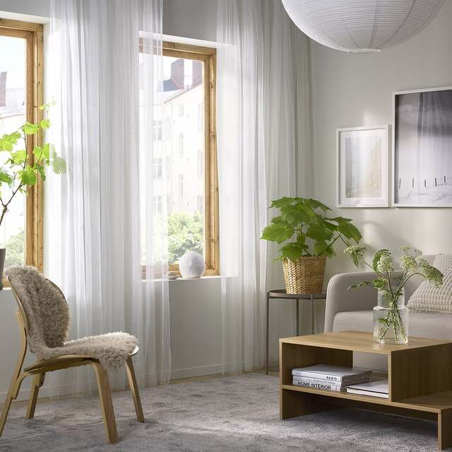 LILL リル レースカーテン1組