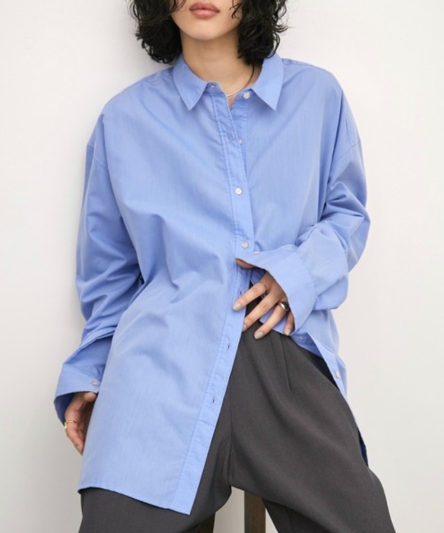 【ロングセラー！】オーバーサイズベーシックルーズシャツ