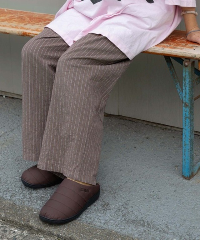 SUBU Permanent Collection 2025 ORIGINALS F-LINE スブ パーマネント コレクション モックシューズ サボ ダウン クロッグサンダル