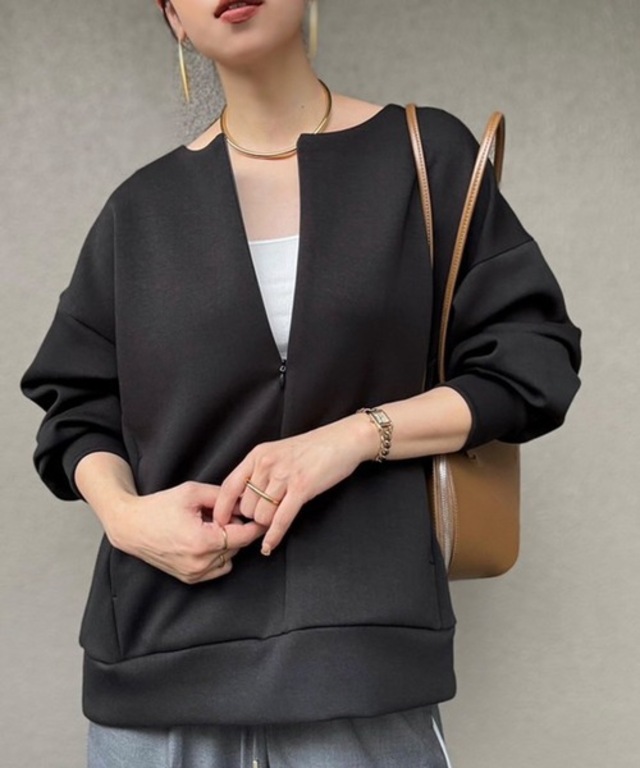 ダンボールフロント2wayクルーネックプルオーバー