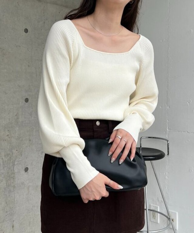 スクエアパフニット