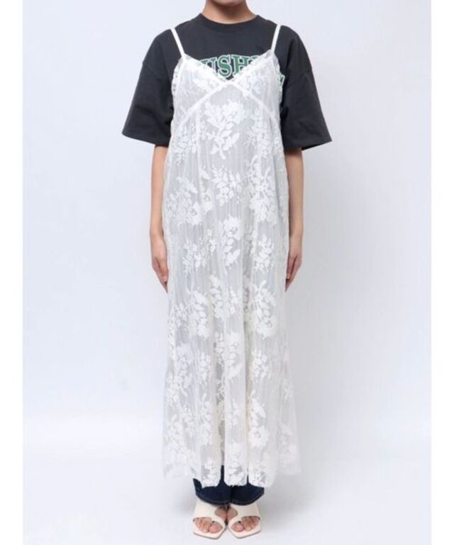 レースキャミワンピース