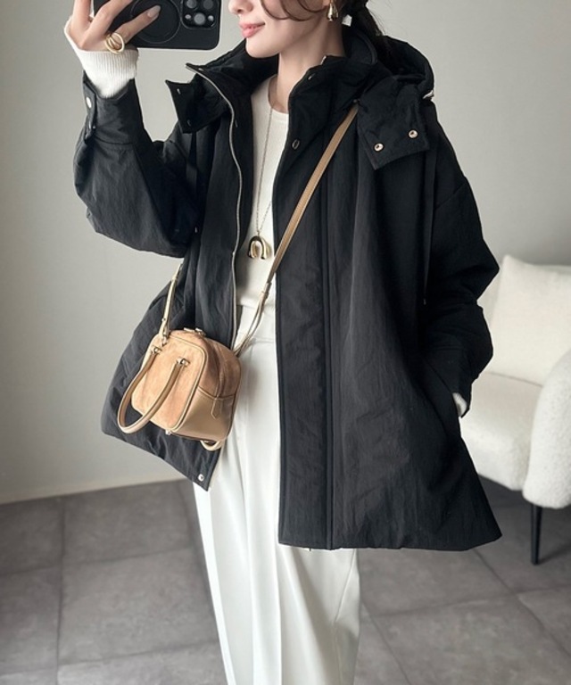 Emma Taylor 3wayパファーフレアオーバーコート