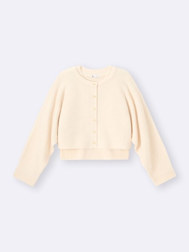 パフニット2ピースカーディガン