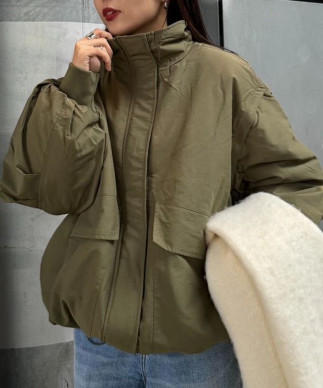 【軽くて暖かい/マルチウェイ】BIGポケットスタンドワークアウター