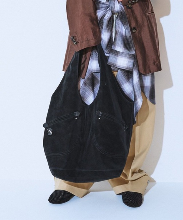 ステッチフェイクスエードトート/599205