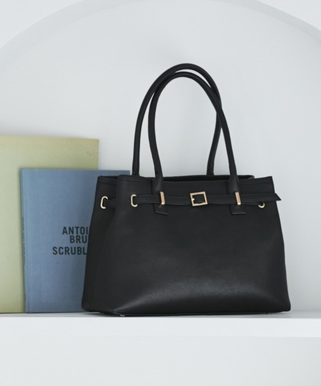 ベルトデザインクラシックトートバッグ