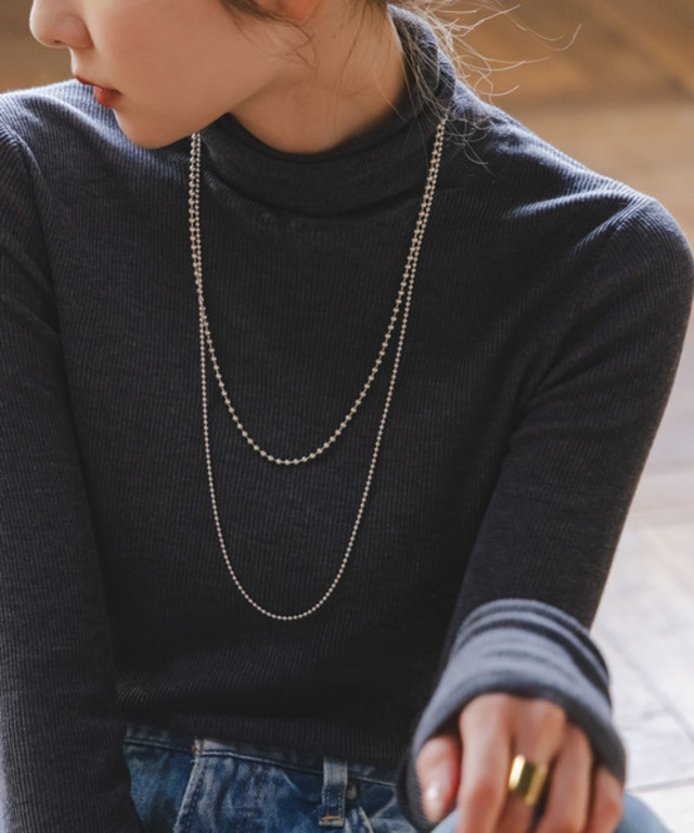 《追加6》in mood/インムード MULTIBALL CHAIN-necklace