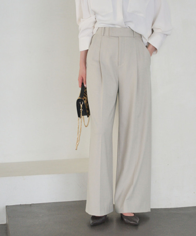 《追加・WEB限定カラー》TRツイル裏起毛スラックスパンツ