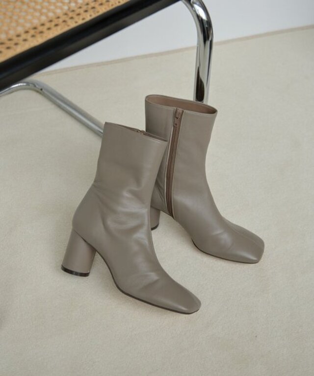 【Hoaw.】スクエアショートブーツ