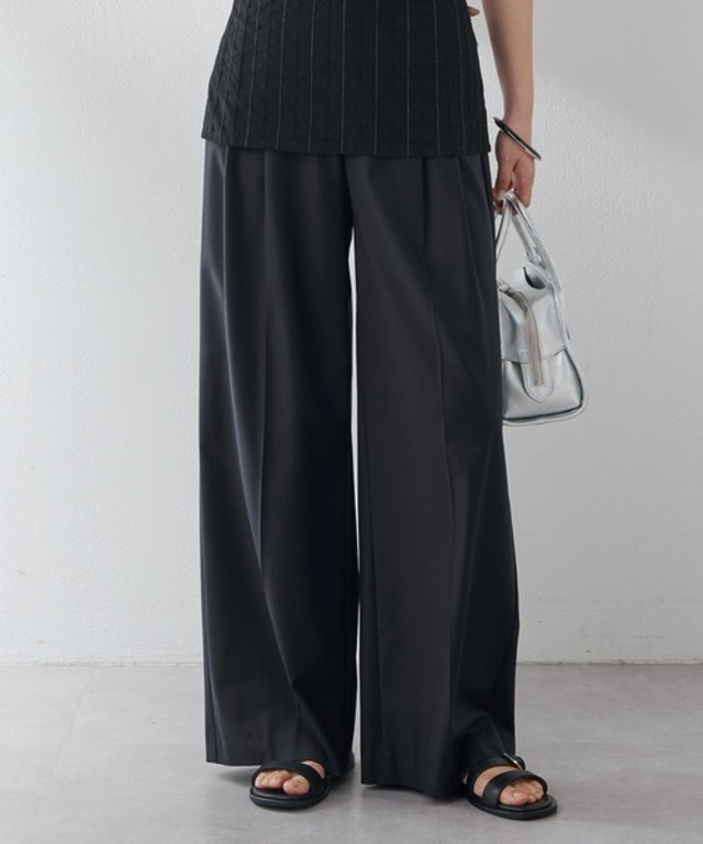 【Drawing Numbers】センタープレスワイドパンツ