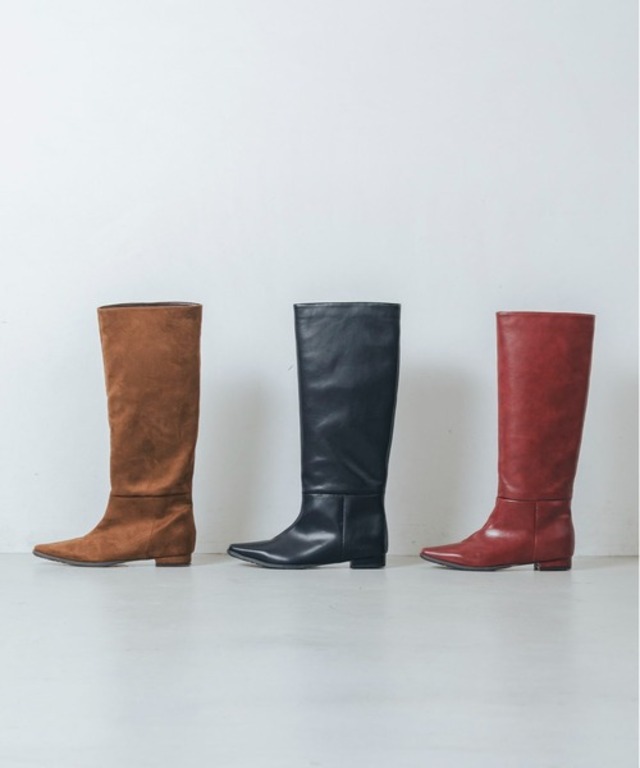 【S-LLサイズ展開・インヒール入り】インヒールロングブーツ IZ5893