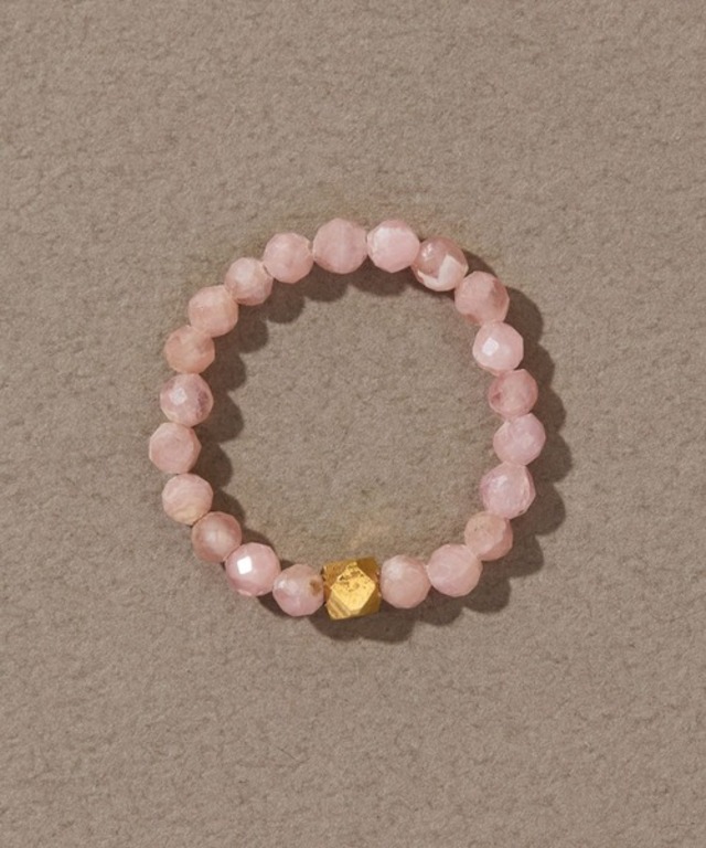 JUPITER 【SV】天然石ビーズリング/金属アレルギー対応