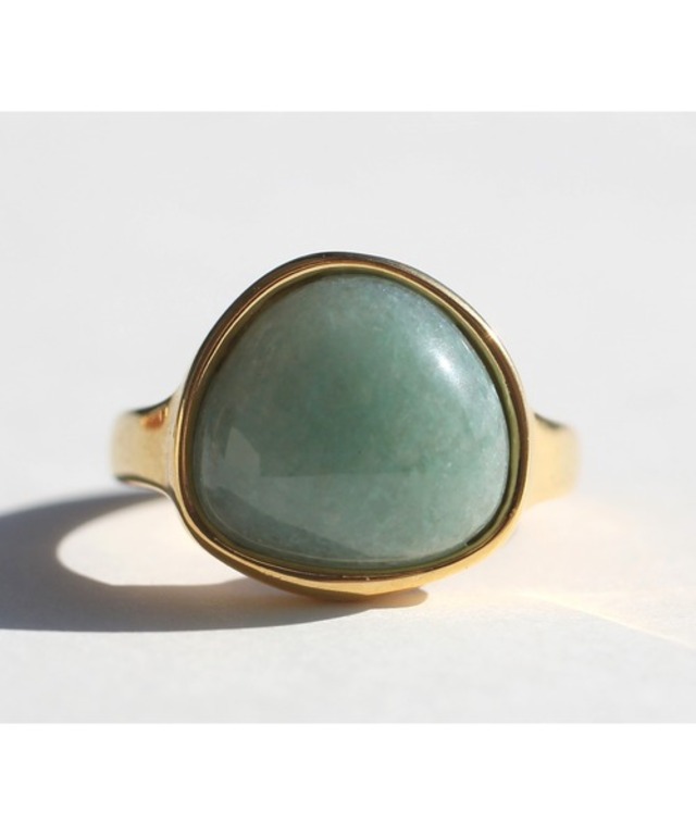 abaskdesign 金属アレルギー対応 天然石 パワーストーンキャンディーリング