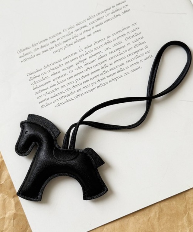NOLITA LABORATORY 【 NOLITA / ノリータ 】 馬モチーフ 合皮 バッグチャーム ホースチャーム キーホルダー ミニアクセサリー