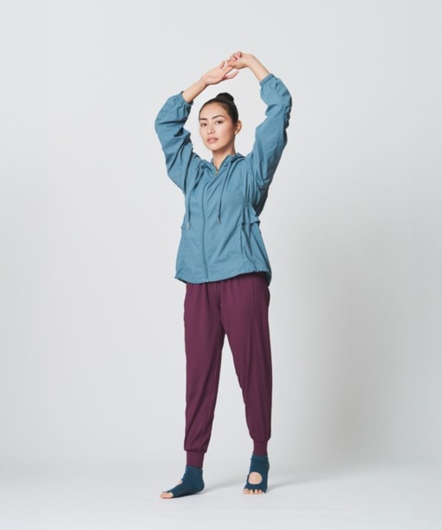 TIGORA ティゴラ TIGORA ストライプウエストシャーリングジャケット