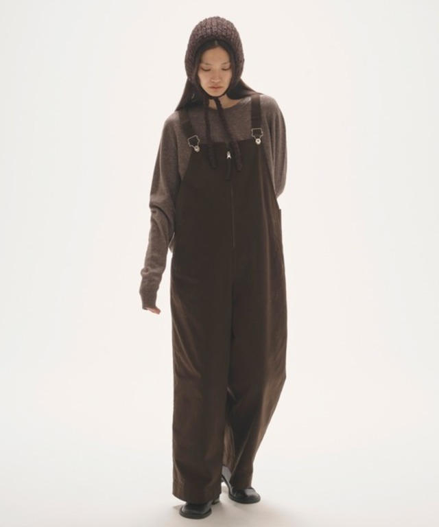 Frontzip Twill Salopette