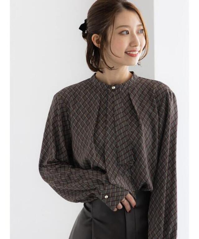 パターンアソートボウタイブラウス