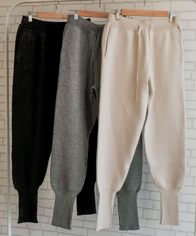 ニットジョガーパンツ