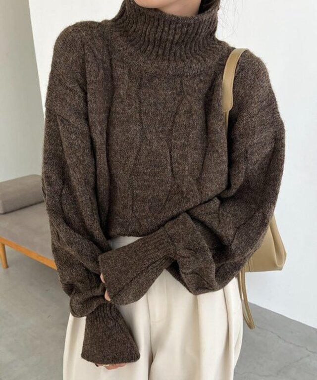 ケーブルキャンディニット