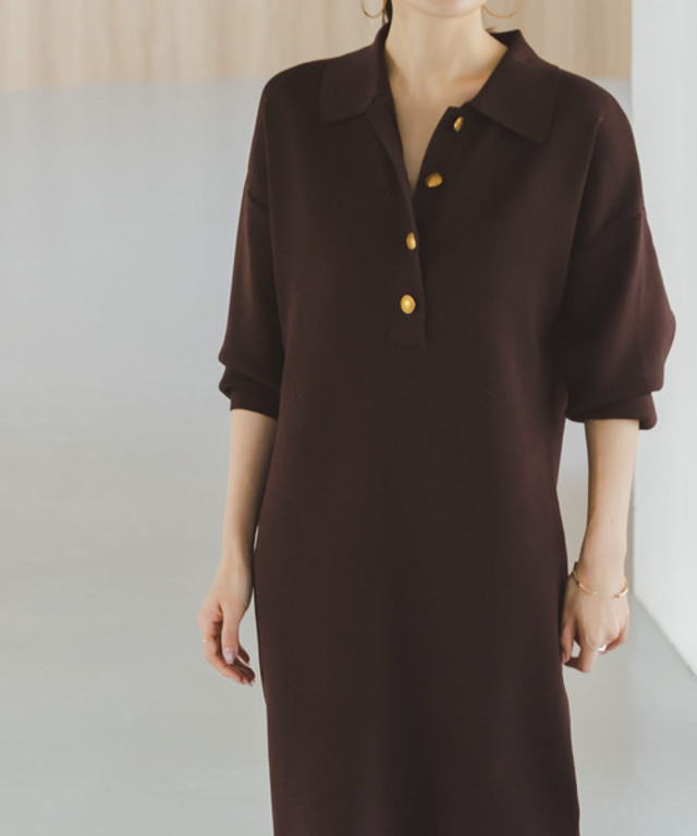 《追加》ポロシャツニットワンピース